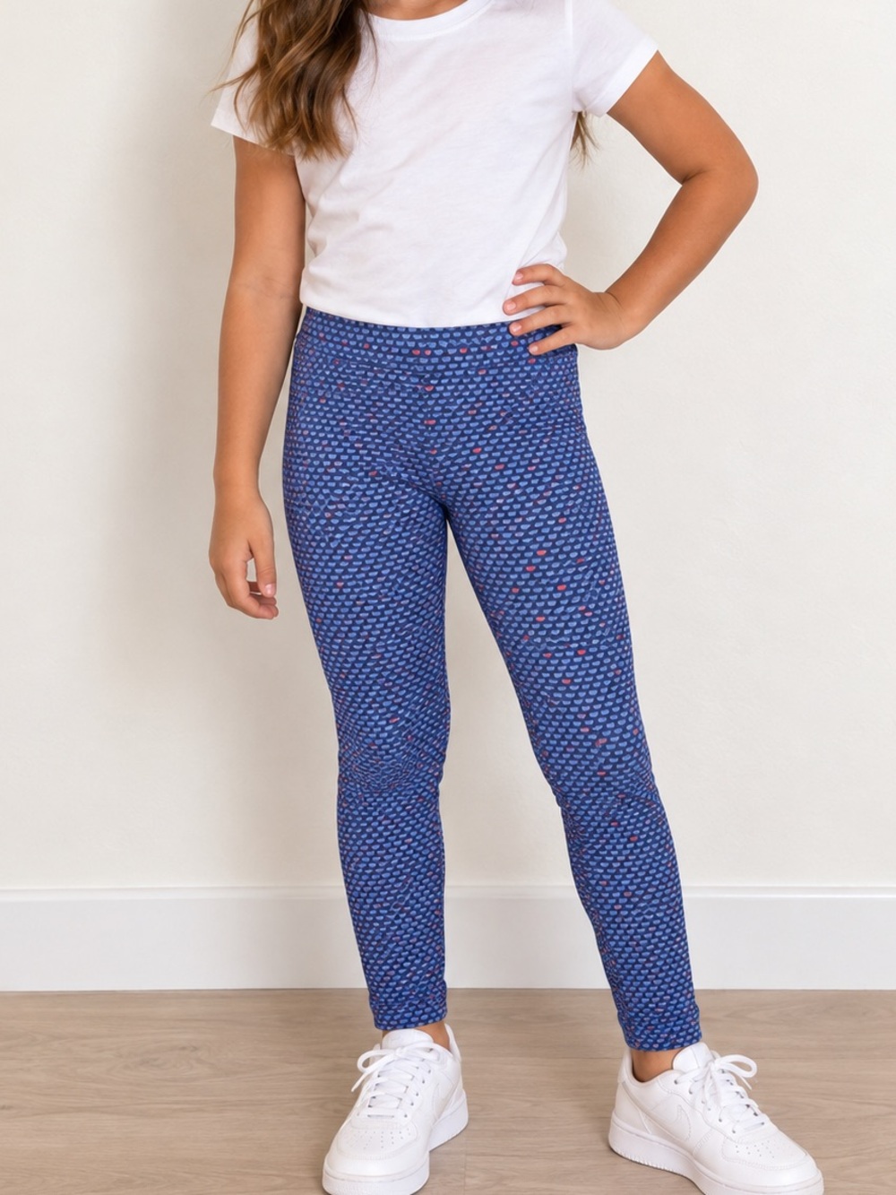 Vineyard Vines Girls Blue Leggings Size M 10-12 NWT
